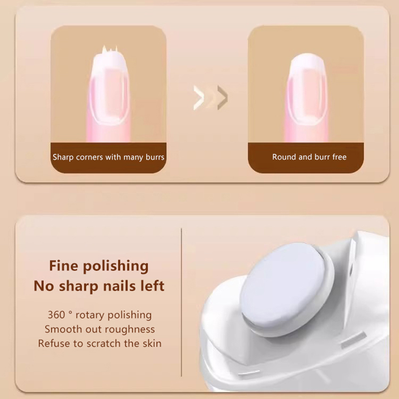 Baby Nail Trimmer Electric - Электрическая автоматическая машинка для стрижки ногтей,