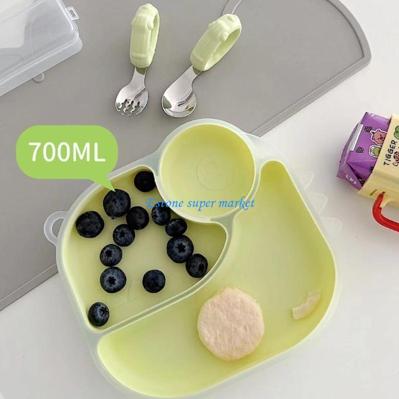 Baby Led Weaning Set - 090B завершает комплект силиконовых обеденных наборов