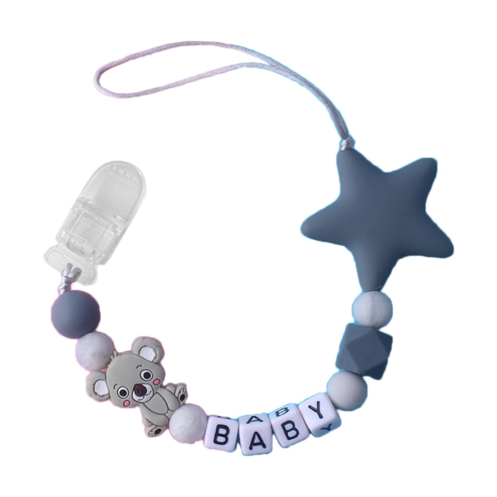 Baby Pacifier Clip - Персонализированный держатель для пустышки с именем,