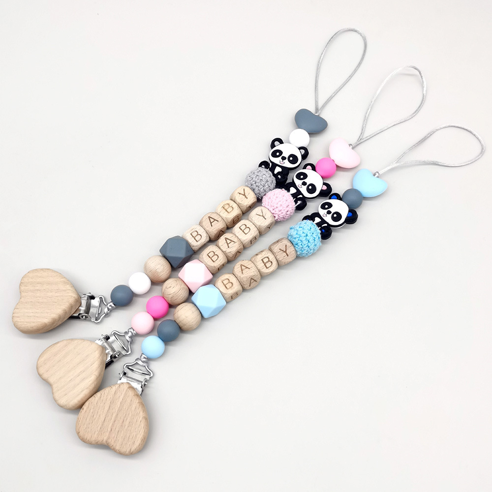 Деревянная персонализированная – обзор и цена Baby Pacifier Clip