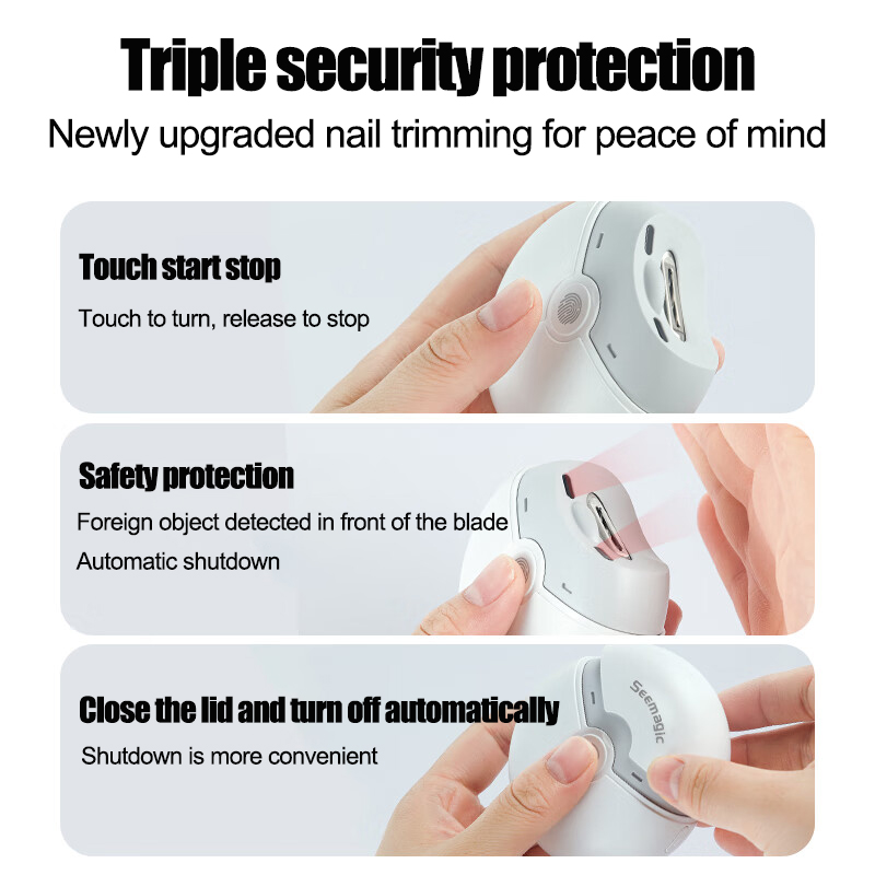 Seemagic Полностью автоматичес – обзор и цена Baby Nail Trimmer Electric