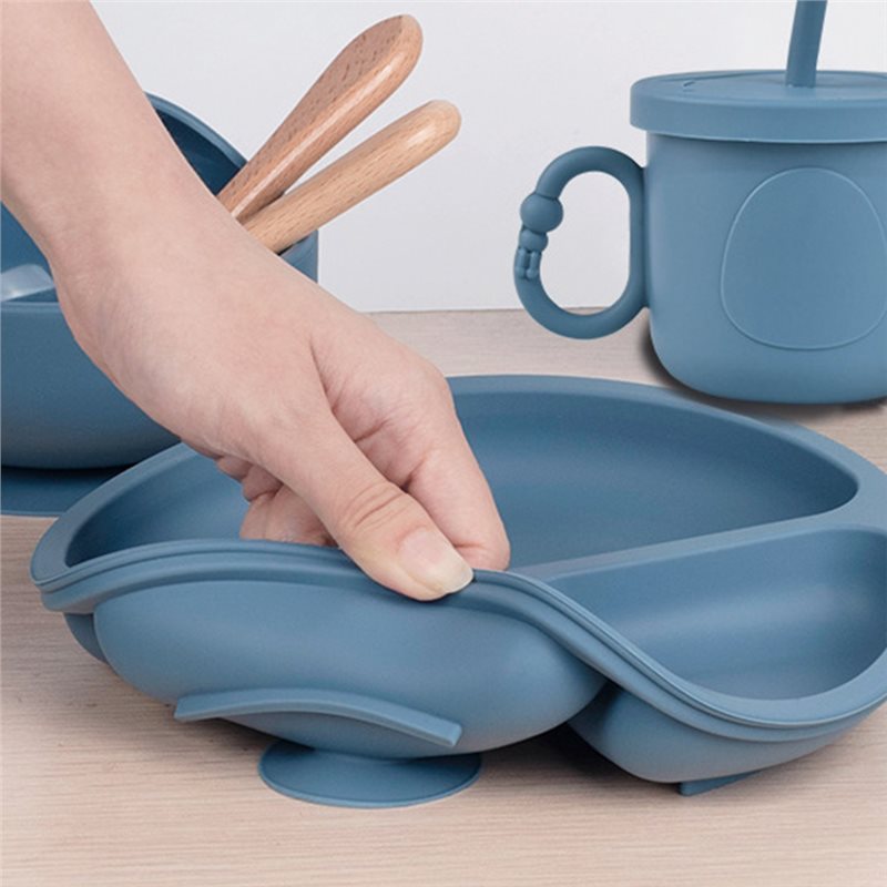 B05C-Детские тарелки, силиконо – обзор и цена Baby Led Weaning Set