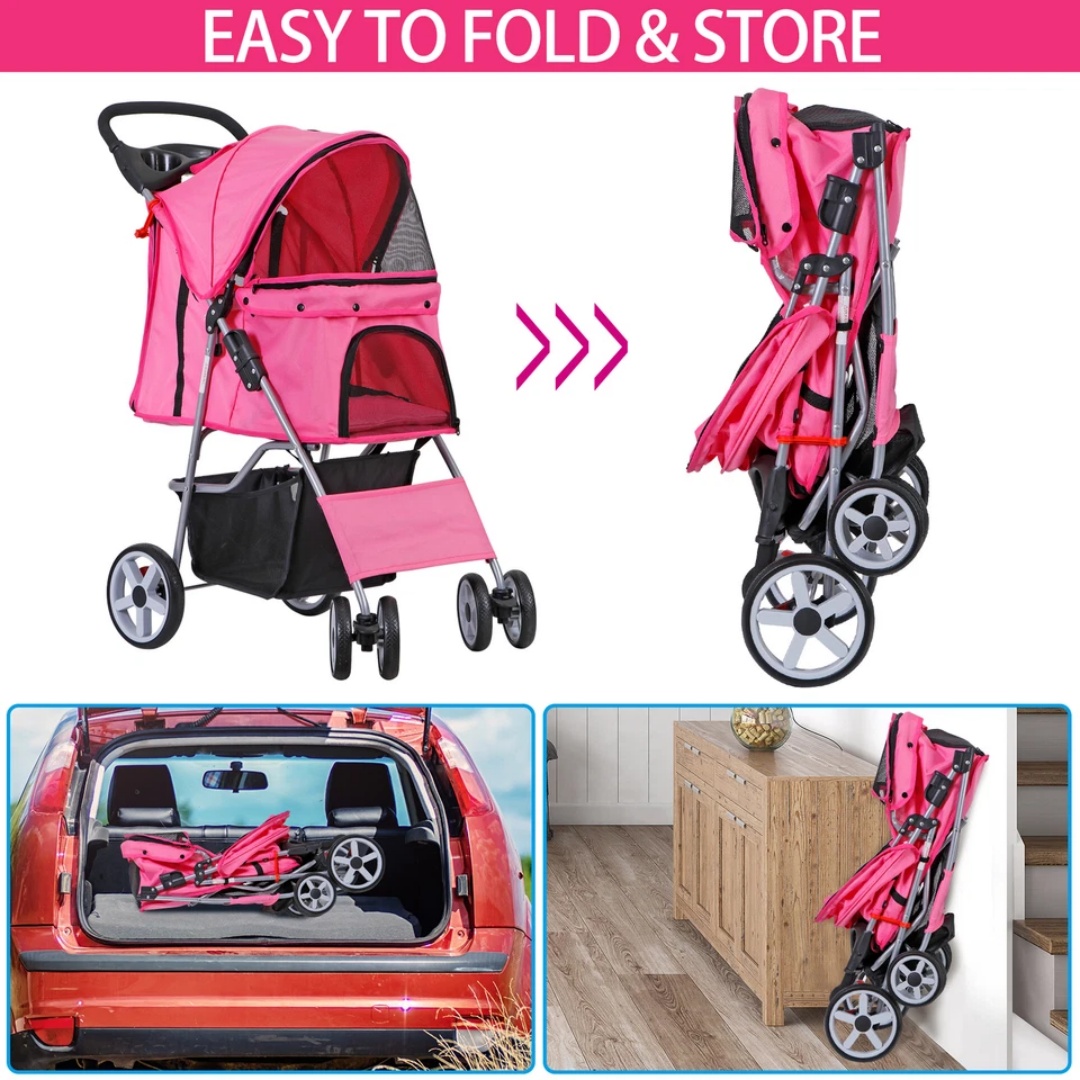 Коляска для собак с 4 колесами – обзор и цена Stroller Accessories
