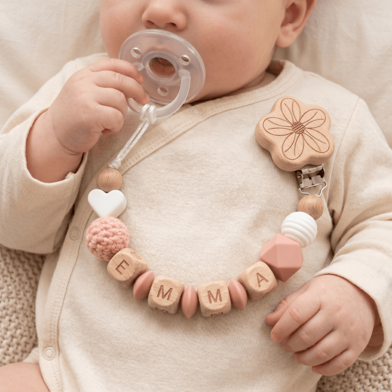 Персонализированный держатель  – обзор и цена Baby Pacifier Clip