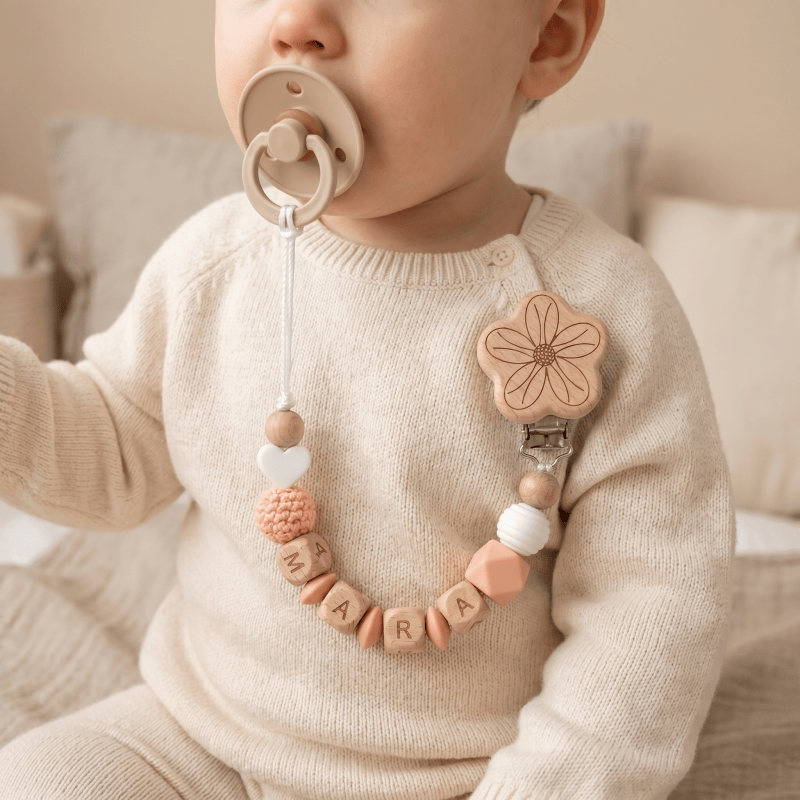 Персонализированный держатель  – обзор и цена Baby Pacifier Clip