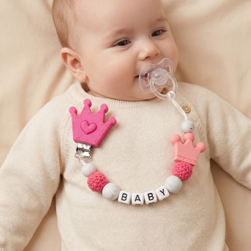 Персонализированный держатель  – обзор и цена Baby Pacifier Clip