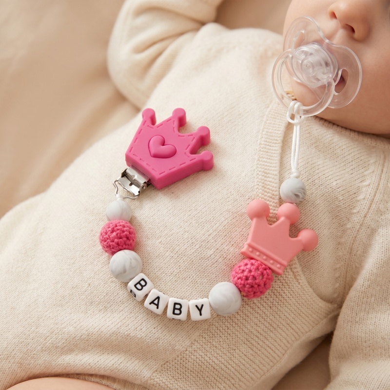 Персонализированный держатель  – обзор и цена Baby Pacifier Clip